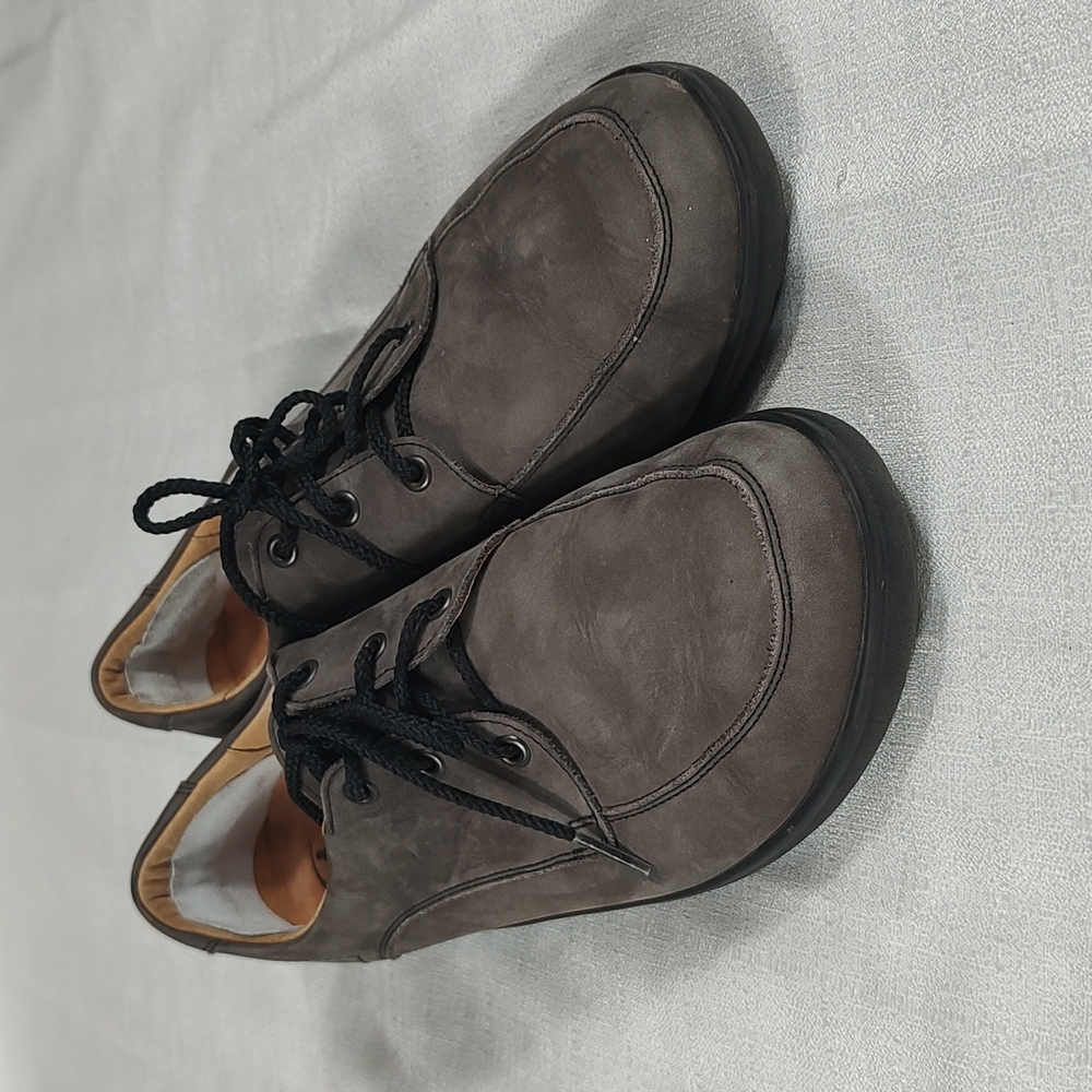 Ganter Naturlich Gehen Gray Lace Up Casual Sneakers Sensitive Mens Size 7.5